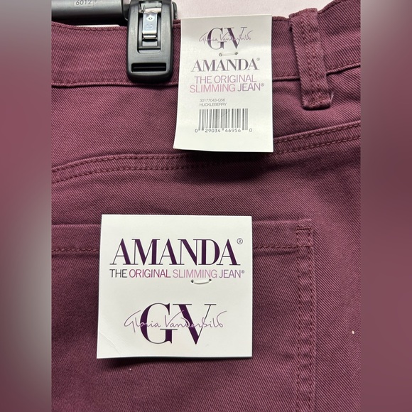 GLORIA VANDERBILT | Stretch Fabric Womens High Rise Regular Fit Jean (Size: 18W) - Picture 14 of 14